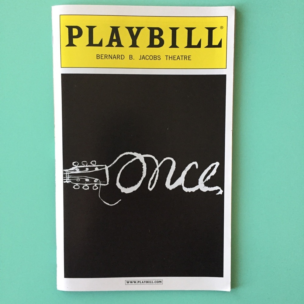 Once Playbill Steve Kazee Cristin Milioti Music by Glen Hansard Markéta Irglová